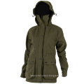 Wholesale Women′s Seam Sealed Waterproof Camo Hunting Shooting Jacket